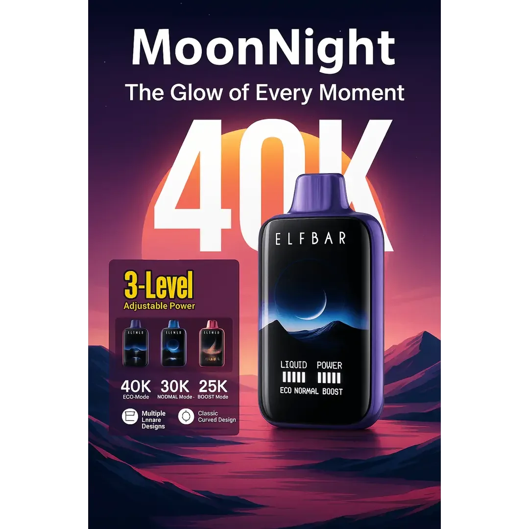 Elfbar Moon Night 40K – Kiwi Passion Fruit Guava 40000 Puffs